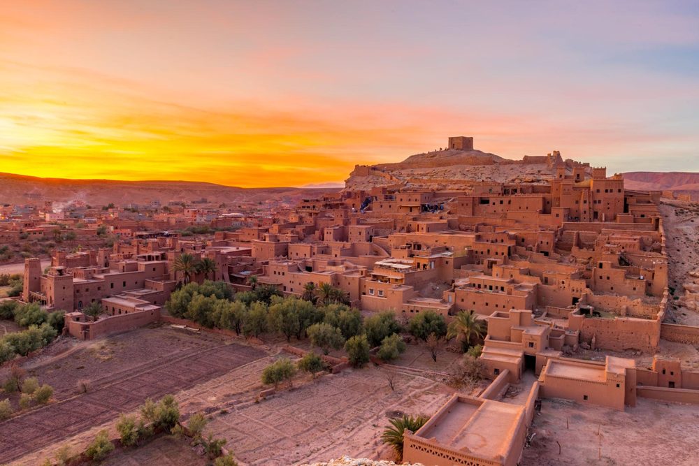 El ksar de Aït Ben Haddou al atardecer